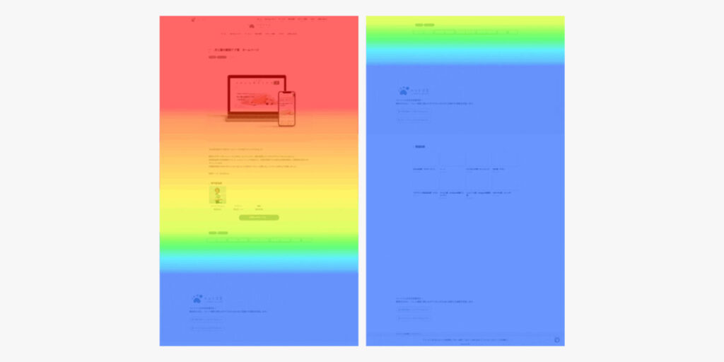 スクロールヒートマップ