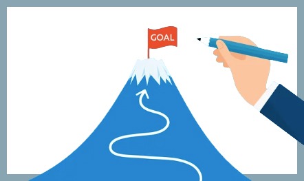 ゴールを決めるイメージ