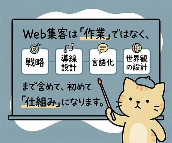 Web集客は仕組みが重要