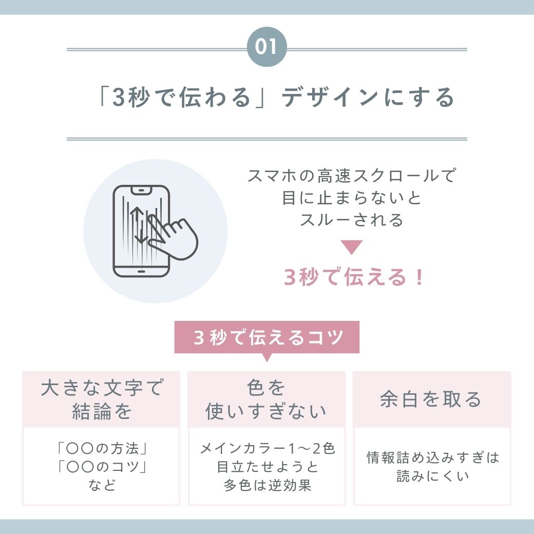 3秒で伝わるデザイン