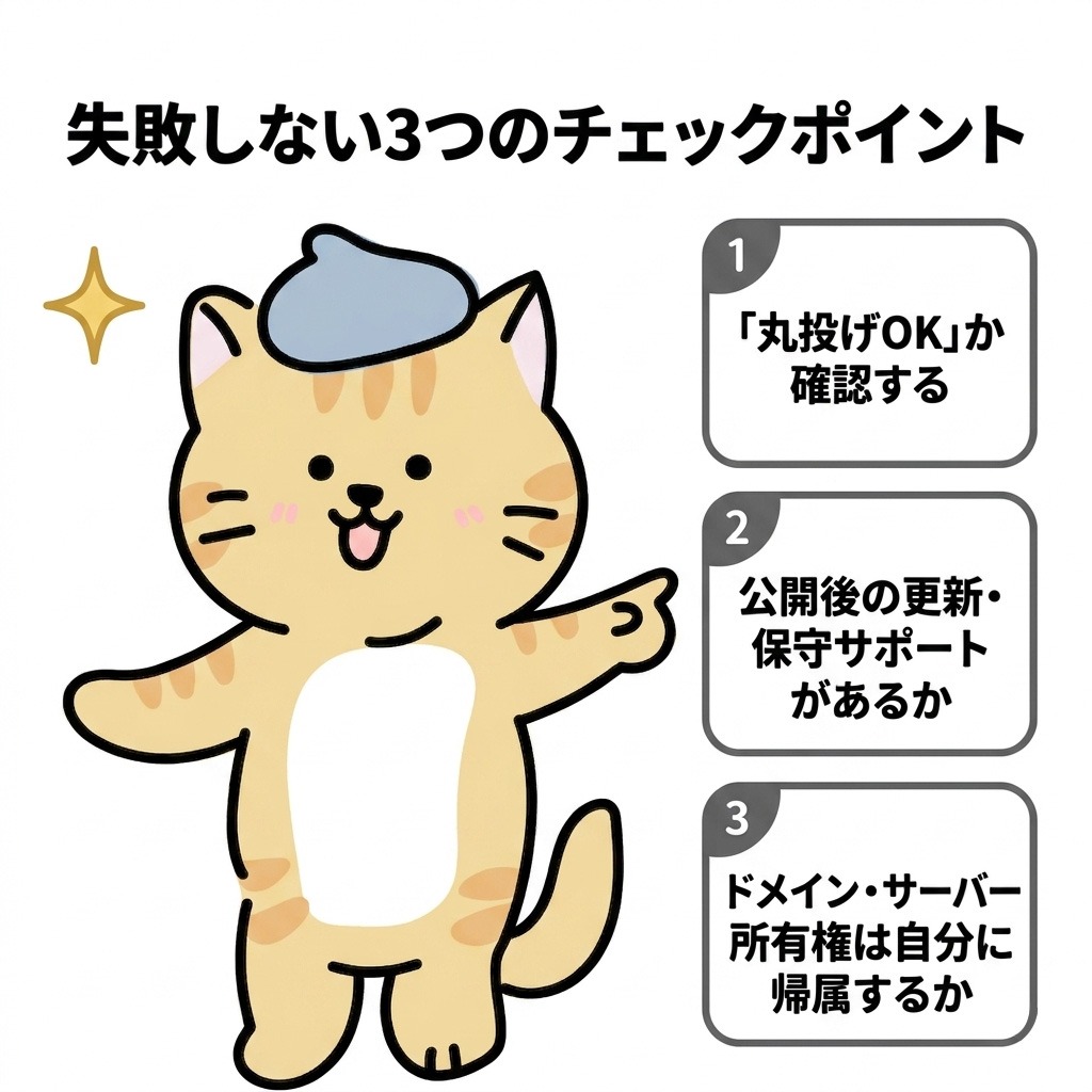 外注先の選び方｜失敗しない3つのチェックポイント