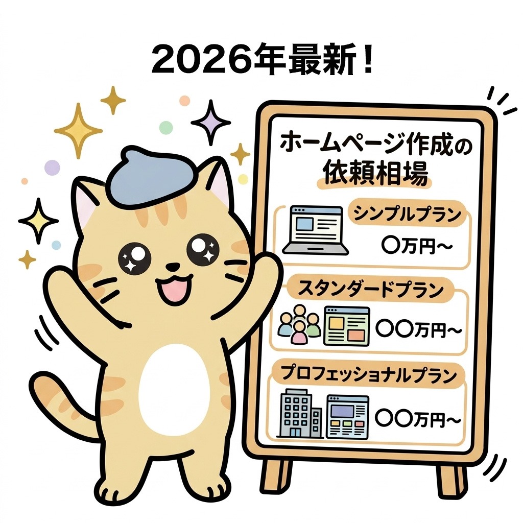 【2026年最新】ホームページ作成の依頼相場